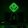 Alien LED Neon Light Sign – USB Powered & Dimmable