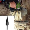 Firewood Drill Bit Wood Log Splitter Carbon Steel Cone Hex