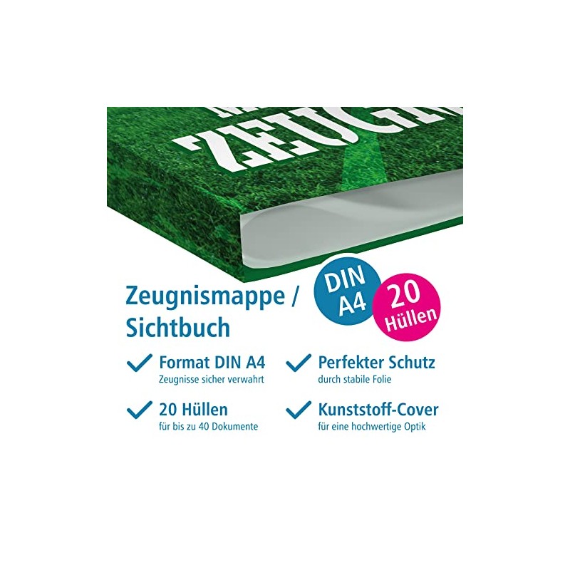 itenga Certificate Folder with Motif, A4 Sturdy Document Folder, Display