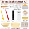 Sourdough Starter kit Bread Baking Supplies,34oz Sourdough Starter Jar, 9