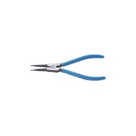 TOP Industrial (TOP) Snap Ring Pliers for Axles, Straight Jaws, Adaptable Ring, 0.4 - 1.0 inches (10 - 25 mm), With Knurled Tip, C-Ring Pliers, Reel Maintenance, Made in Japan SS-125