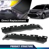 PIT66 Front Bumper Cover Support Brackets Compatible with Toyota Sienna