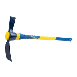 Estwing 5-Pound Cutter Mattock, 36-Inch Fiberglass Handle, Useful for Cutting and Removing Stumps and for Deep Digging and Pulling Soil