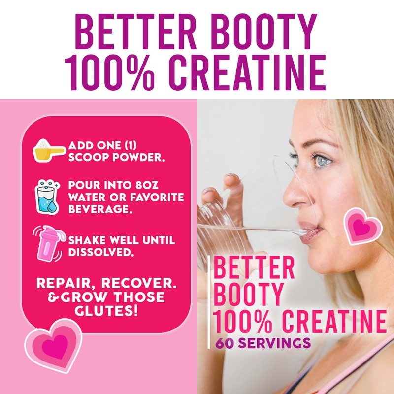 Angry Supplements Angry Supplements Better Booty 100% Creatine Monohydrate for