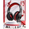 Nabevi Headphones for Kids for School, Kids Headphones with Microphone,