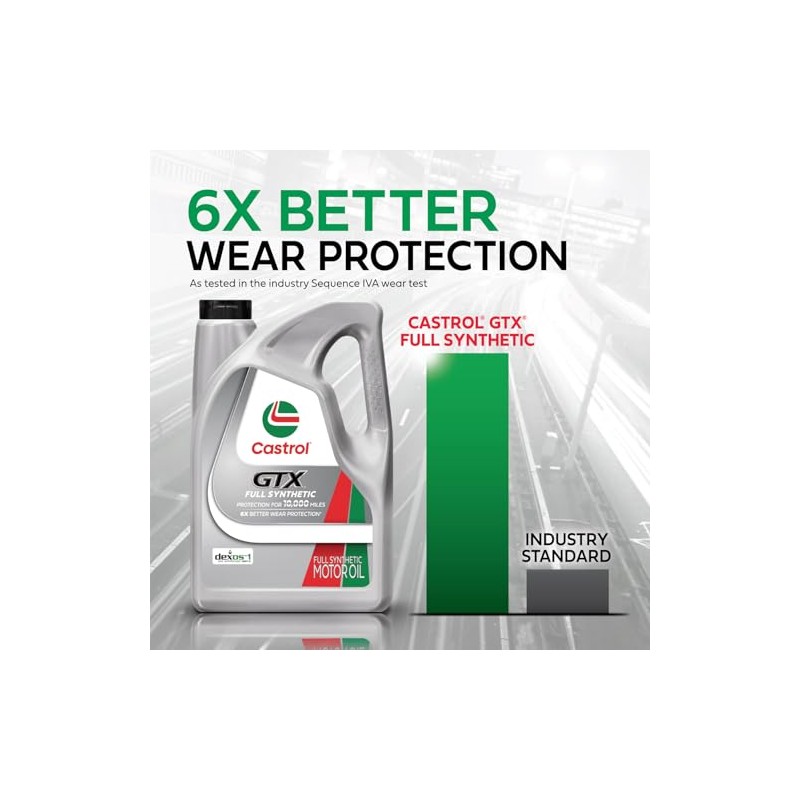 Castrol GTX - Aceite de motor sintético completo 5W-30, 5