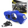 Area1 Scooter Motorcycle Brake Lever Lock Blue CNC with 2