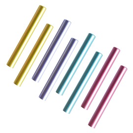 8 Pieces Nail Pen Cap Metal Nail Brush Cap Nail Art Brush Cap Covers Manicure Pen Cap Cover Manicure Brush Cap Cover Nail Art Brush Protector Nail Pen Extender, Multicolor