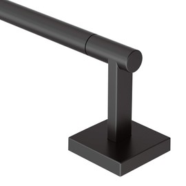Moen BP1824BL Triva 24" Bathroom Towel Bar, Matte Black