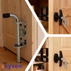 SKYSEN Shed Door Hardware Kit, Complete Set with T-Handle Lock,