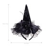BinaryABC Halloween Witch Hat Headband for Halloween Costume Dress up