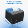 MUNBYN Thermal Printer for Mixed Denomination Money Counter Machine, Connect