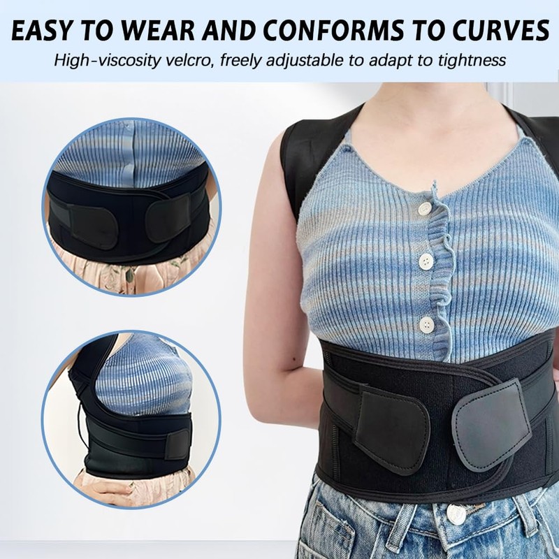 TOEECY Posture Corrector for Men and Women, Invisible Back Shoulder
