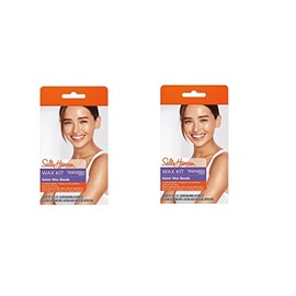 Sally Hansen Kit de cuentas de cera de salón para cara, bikini y otras áreas sensibles, paquete de 2 estantes