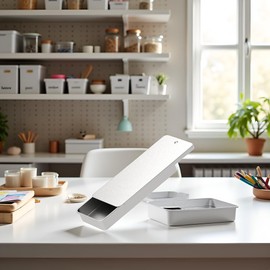 Silver Rectangular Empty Slide Top Metal Tin Containers for Candies, Jewelry, Crafts, Pills, Lip Balm, Watercolor Jewelry Storage Kit Craft Organization(80x34x10mm)