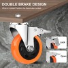 Stem Casters Heavy Duty Swivel Threaded Stem Caster Wheels with