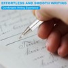 PATIKIL Feather Ballpoint Pens, 2 Pack 0.5mm Fluffy Vintage Ink