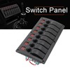NICCOO 3-in-1 Control Panel 8 Gang Control Panel Switch DC