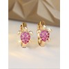 1 Pair of Classic Elegant Gold Turtle Women's Earrings Multi-coloured