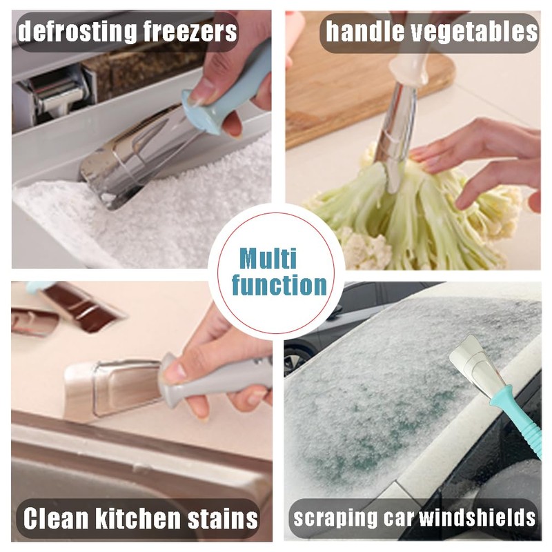 Ouliget Fridge De Icer Ice Scraper,Cleaning Freezer Frost Shovel Defrosting