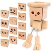 Zhaoyao Shaking Wooden Man for Car Dashboard with 12 Magnetic