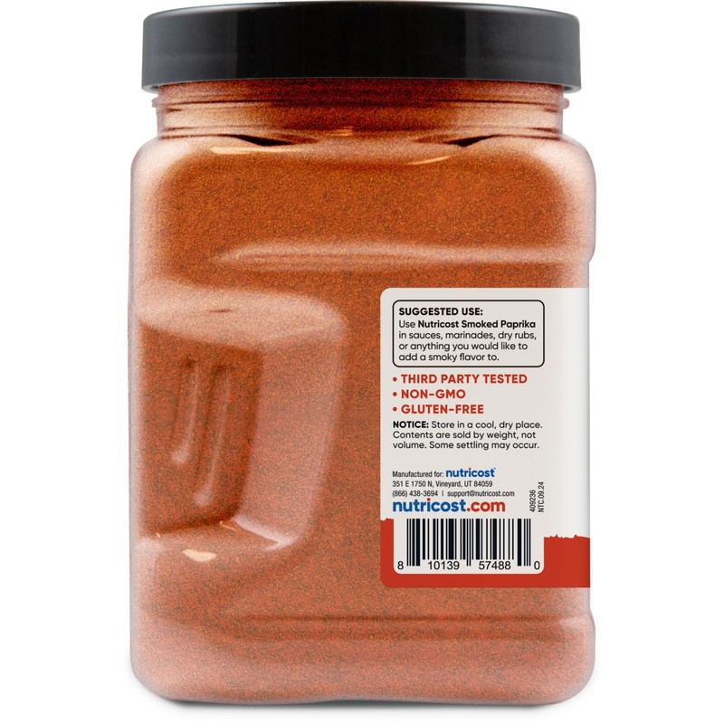 Nutricost Pantry Smoked Paprika (1 LB) - Bulk Smoked Paprika,