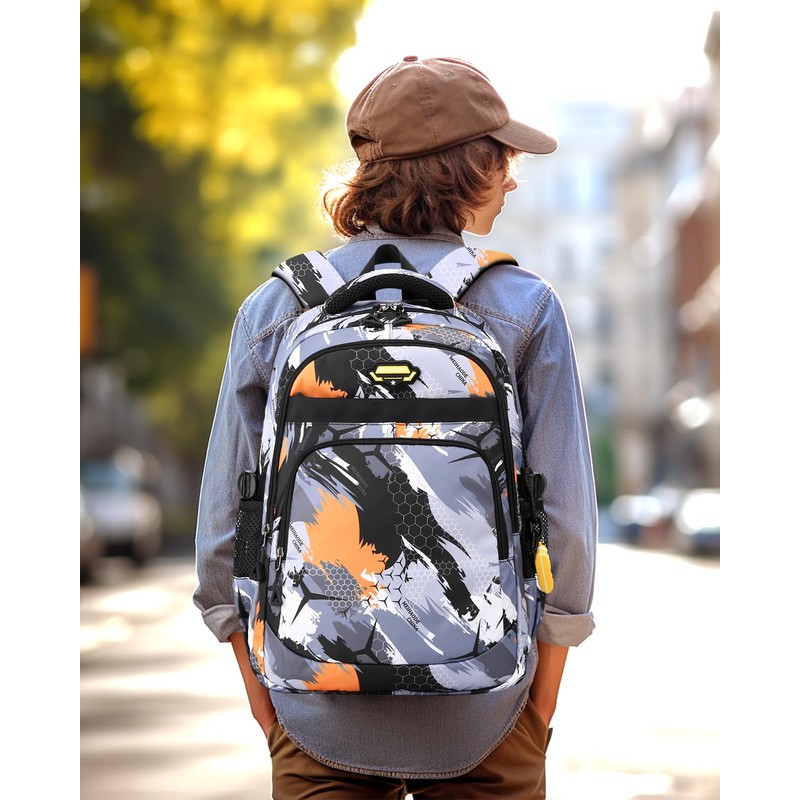 Tanou School Backpack Boys Teenager Set, Large Casual School Bag