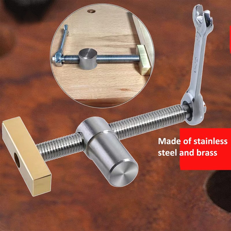 2 Pieces Table Workbench Clamp for 20mm Hole DIY Positioning