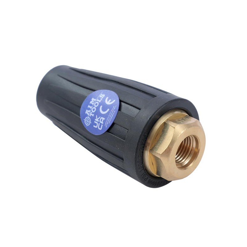 AIM Tools Rotating Turbo Nozzle for Pressure Washer Solid Brass
