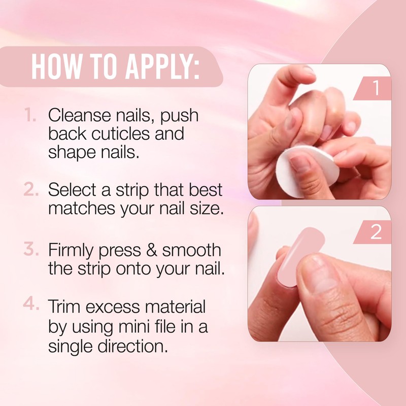 Ardell Nail Polish Strips - Beloved Wraps, Long-Lasting Nail Stickers