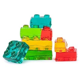 Bayside Candy 3D Gummy Building Blocks - Rainbow Gummy Candy - Blocks Gummies (10, Pounds)