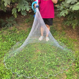 Red de pesca de agua salada KORSLTINN con plomo de hierro galvanizado