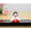 Glass Square, Adorable Glass Hinamatsuri Dolls Three Lady Sanpo Large