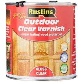 Rustins EAVG1000 1L Outdoor Varnish Gloss - Clear