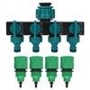 Faucet Splitter,Garden Hose Connector,DN20 DN25 FNPT 4 Way Garden Hose