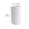 HCHLQLZ White Decorative Ceramic Vase