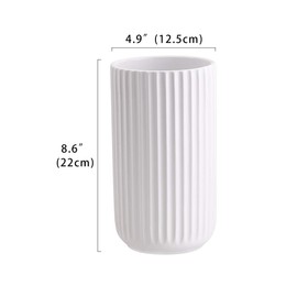 HCHLQLZ White Decorative Ceramic Vase