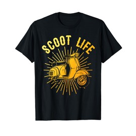 Funny Scooter Art For Men Women Motorcycle Scooter Lover T-Shirt