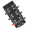 6 Way Splitter Hub 4PIN PWM Speed Regulation 3PIN ARGB