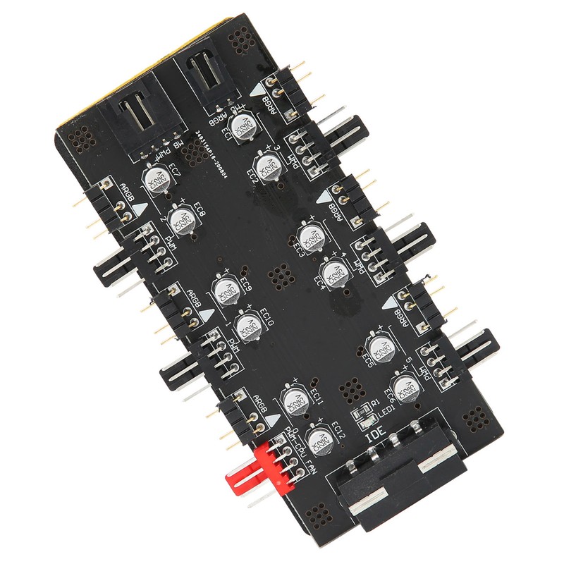 6 Way Splitter Hub 4PIN PWM Speed Regulation 3PIN ARGB