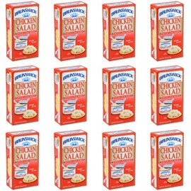 Brunswick Chicken Salad With Crackers 12 Packs 3.0 oz ready to eat