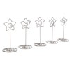 20PCS Desk Memo Clips Table Number Holder Star Shape Metal