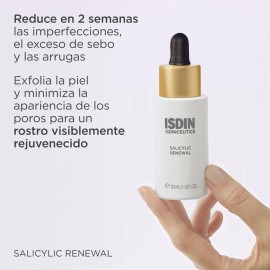 Sérum Isdinceutics Salicylic Renewal 30ml Ácido Salicílico Tipo De Piel Mixta Grasa Momento De Aplicación Día/noche