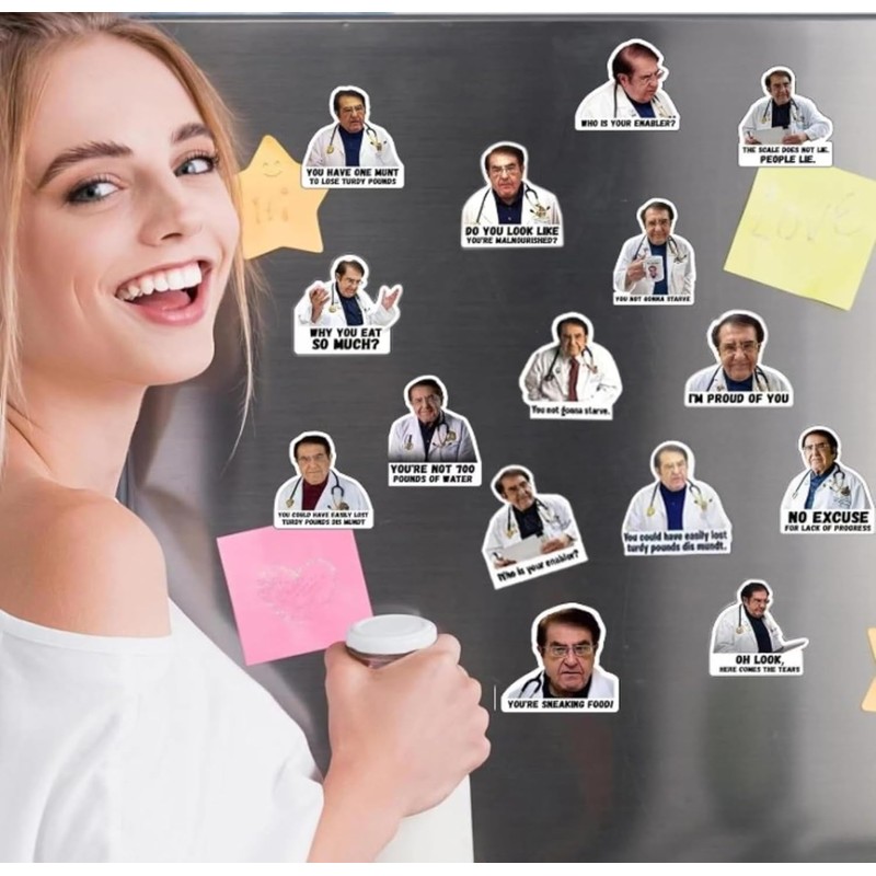 Pack of 12 Dr Now Magnets Fridge Magnet, Strong Magnets,