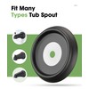 OrgCreator Tub Spout Cover Ring with Seal Back Hole Cover
