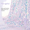 Sequin Iridescent Table Runner 25x120 Inches Purple Table Runners Sparkly