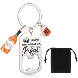 Konsait Father's Day Gift for Dad, Gifts for Dad, Dad Gift Birthday, Keyring Bottle Opener, Gifts for Men, Keyring Gift Dad, Gift Father's Day