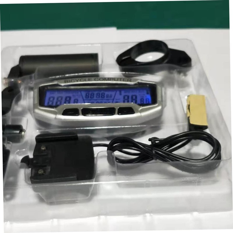 Sosoport Digital Bike Computer with Speedometer Tachometer Back Light Functions
