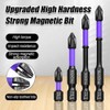 Elqater Upgraded High Hardness and Strong Magnetic Bit Set Kit