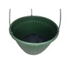 Landmark 10" Imperial Plastic Hanging Basket (Green, 5)